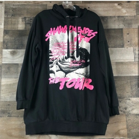 Shawn Mendes - The‎ Youth Tour Hoodie by H&M Divided Women's Sz Sm - Picture 1 of 7